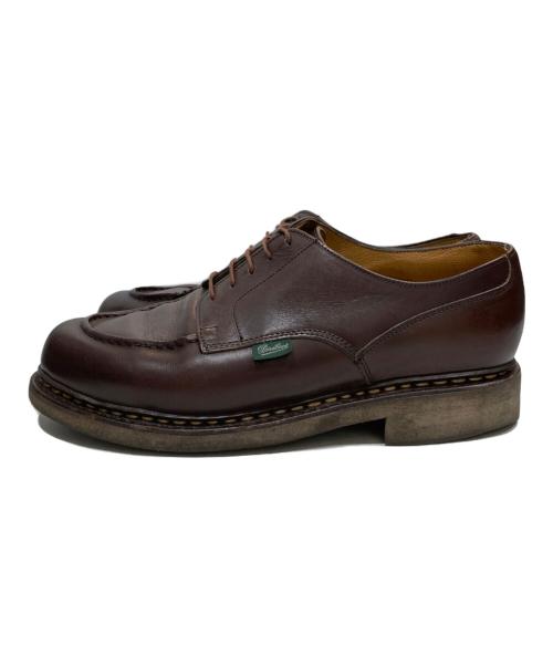 PARABOOT（パラブーツ）PARABOOT (パラブーツ) CHAMBORD/シャンボール Uチップシューズ ブラウン サイズ:8の古着・服飾アイテム