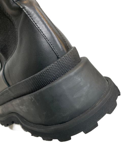 JIL SANDER（ジルサンダー）JIL SANDER (ジルサンダー) Knee Chelsea Boots/ニーチェルシーブーツ ブラック サイズ:SIZE 39の古着・服飾アイテム