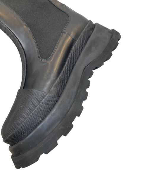 JIL SANDER（ジルサンダー）JIL SANDER (ジルサンダー) Knee Chelsea Boots/ニーチェルシーブーツ ブラック サイズ:SIZE 39の古着・服飾アイテム