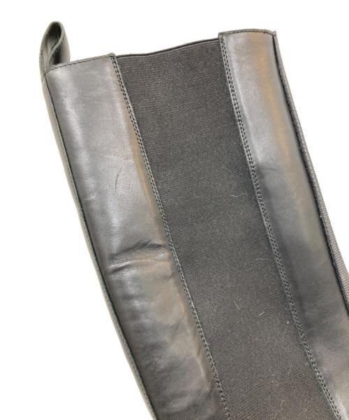 JIL SANDER（ジルサンダー）JIL SANDER (ジルサンダー) Knee Chelsea Boots/ニーチェルシーブーツ ブラック サイズ:SIZE 39の古着・服飾アイテム