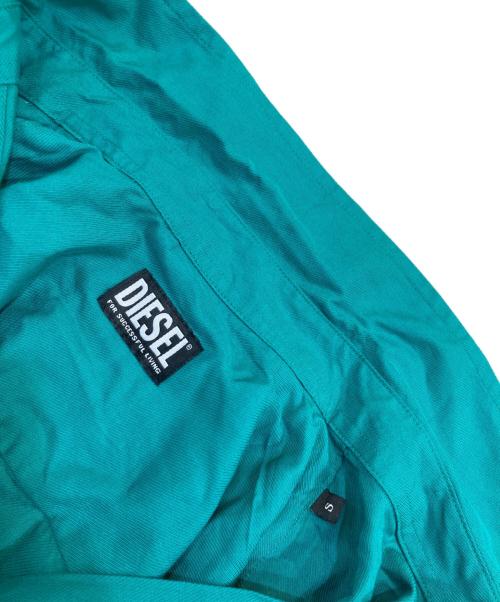 DIESEL（ディーゼル）DIESEL (ディーゼル) D-SUPER-ICOT シャツ グリーン サイズ:Sの古着・服飾アイテム