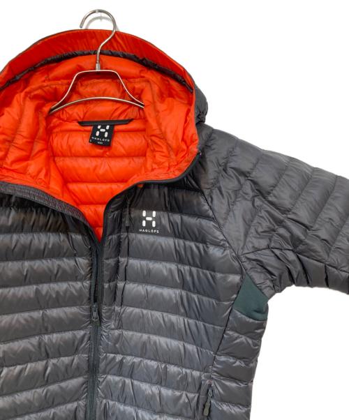 HAGLOFS（ホグロフス）HAGLOFS (ホグロフス) ESSENS II DOWN HOOD グレー サイズ:Sの古着・服飾アイテム