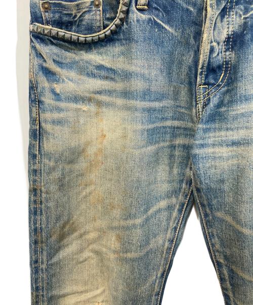Hysteric Glamour（ヒステリックグラマー）Hysteric Glamour (ヒステリックグラマー) ポケットスタッズデニムパンツ インディゴ サイズ:W30の古着・服飾アイテム