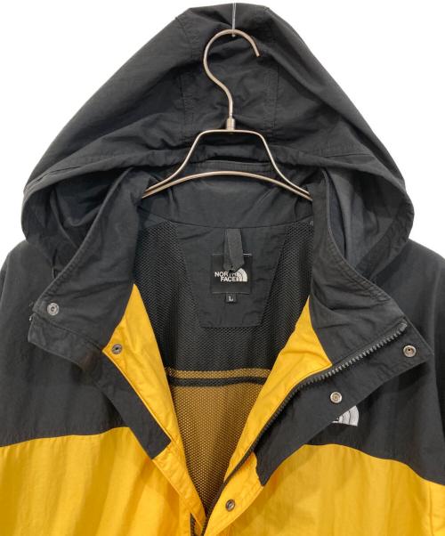 THE NORTH FACE（ザ ノース フェイス）THE NORTH FACE (ザ ノース フェイス) ハイドレナウィンドジャケット ブラック×イエロー サイズ:SIZE Lの古着・服飾アイテム