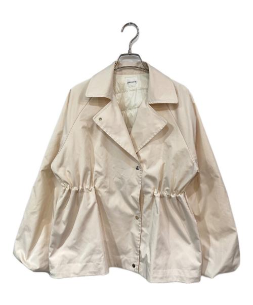 NOLLEY'S（ノーリーズ）NOLLEY'S (ノーリーズ) インナーダウンショートブルゾン ホワイト サイズ:SIZE 38の古着・服飾アイテム