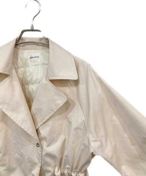 NOLLEY'S（ノーリーズ）NOLLEY'S (ノーリーズ) インナーダウンショートブルゾン ホワイト サイズ:SIZE 38の古着・服飾アイテム