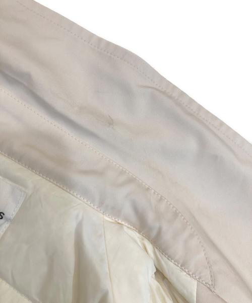 NOLLEY'S（ノーリーズ）NOLLEY'S (ノーリーズ) インナーダウンショートブルゾン ホワイト サイズ:SIZE 38の古着・服飾アイテム