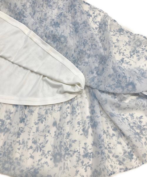 Snidel（スナイデル）Snidel (スナイデル) プリーツフリルワンピース スカイブルー サイズ:SIZE 0の古着・服飾アイテム