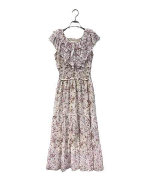Snidel（スナイデル）Snidel (スナイデル) プリーツフリルワンピース ピンク サイズ:SIZE 0の古着・服飾アイテム