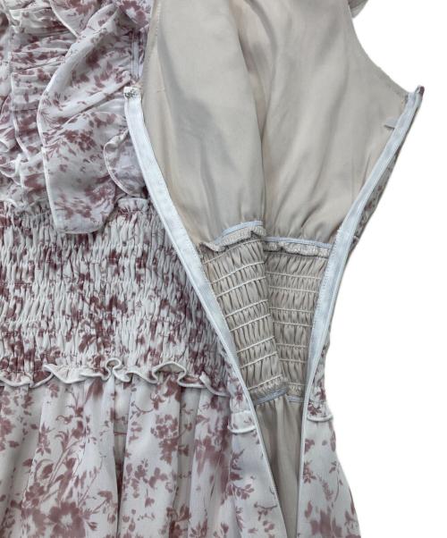 Snidel（スナイデル）Snidel (スナイデル) プリーツフリルワンピース ピンク サイズ:SIZE 0の古着・服飾アイテム