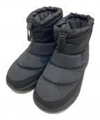 THE NORTH FACEザ ノース フェイス）の古着「ヌプシ ブーティ ウォータープルーフ ロゴ ショート」｜ブラック