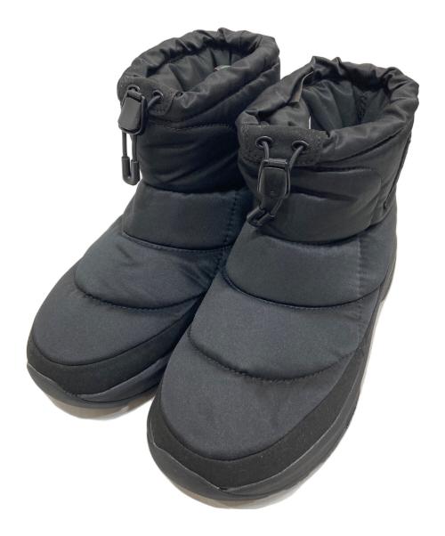 THE NORTH FACE（ザ ノース フェイス）THE NORTH FACE (ザ ノース フェイス) ヌプシ ブーティ ウォータープルーフ ロゴ ショート ブラック サイズ:24cmの古着・服飾アイテム