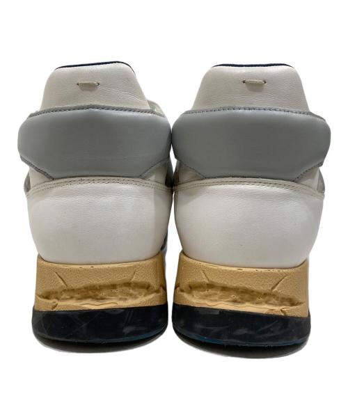 Maison Margiela（メゾンマルジェラ）Maison Margiela (メゾンマルジェラ) DDSTCK ハイカットスニーカー ホワイト サイズ:45の古着・服飾アイテム