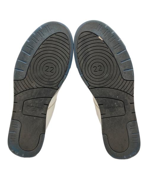 Maison Margiela（メゾンマルジェラ）Maison Margiela (メゾンマルジェラ) DDSTCK ハイカットスニーカー ホワイト サイズ:45の古着・服飾アイテム