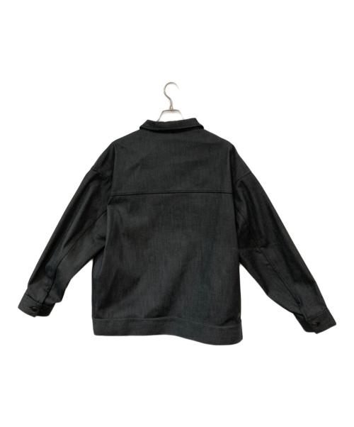 NEW BALANCE（ニューバランス）NEW BALANCE (ニューバランス) MET24 Denim Cardigan ブラック サイズ:SIZE Lの古着・服飾アイテム