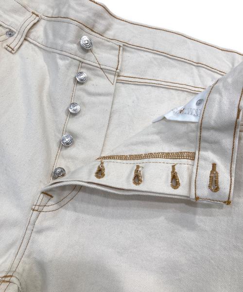 Calvin Klein（カルバンクライン）Calvin Klein (カルバンクライン) リラックスストレートパンツ ホワイト サイズ:SIZE 34の古着・服飾アイテム