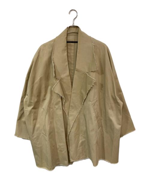 My Beautiful Landlet（マイビューティフルランドレット）My Beautiful Landlet (マイビューティフルランドレット) カットオフコンパクトチノトワルトレンチコート ベージュ サイズ:1の古着・服飾アイテム