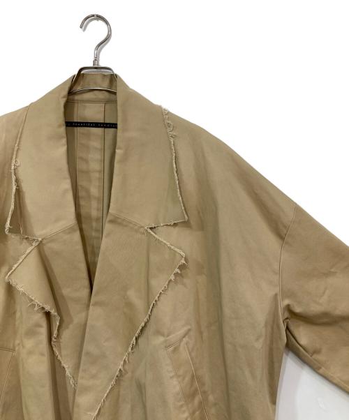 My Beautiful Landlet（マイビューティフルランドレット）My Beautiful Landlet (マイビューティフルランドレット) カットオフコンパクトチノトワルトレンチコート ベージュ サイズ:1の古着・服飾アイテム