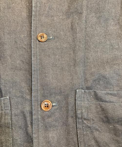 confect（コンフェクト）confect (コンフェクト) リネン混 デニムスタンドカラージャケット インディゴ サイズ:3の古着・服飾アイテム