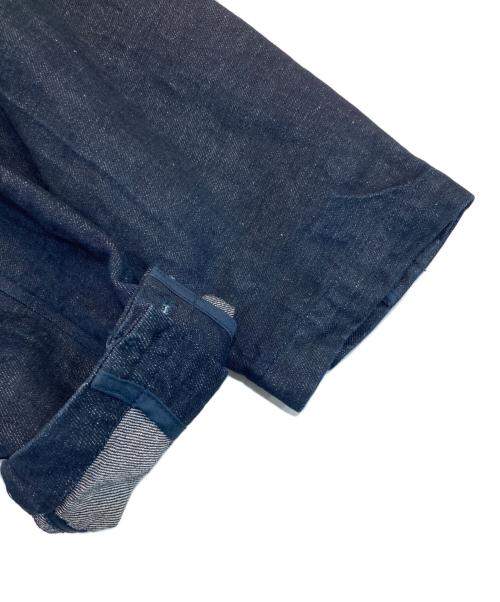 confect（コンフェクト）confect (コンフェクト) リネン混 デニムスタンドカラージャケット インディゴ サイズ:3の古着・服飾アイテム