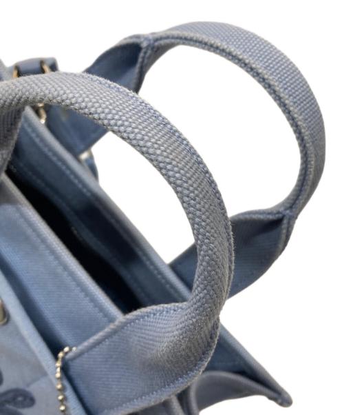 COACH（コーチ）COACH (コーチ) キャンバス カーゴ トート 26 ブルーの古着・服飾アイテム