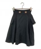 Vivienne Westwood RED LABELヴィヴィアンウエストウッドレッドレーベル）の古着「ラップスカート」｜ブラック