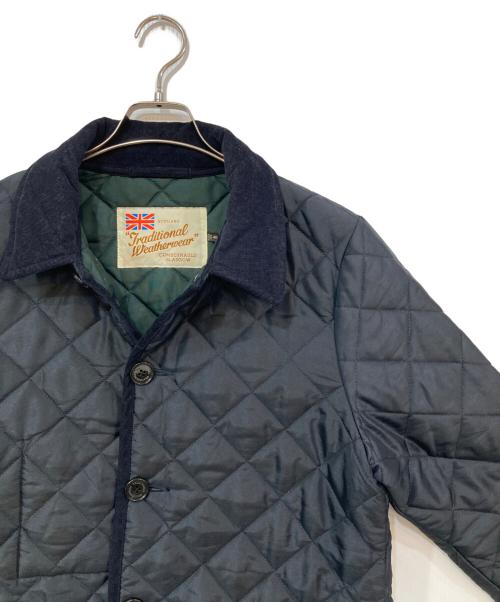 Traditional Weatherwear（トラディショナルウェザーウェア）Traditional Weatherwear (トラディショナルウェザーウェア) キルティングコート ネイビー サイズ:40の古着・服飾アイテム
