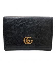 GUCCI（グッチ）の古着「GGマーモントカードケース」｜ブラック