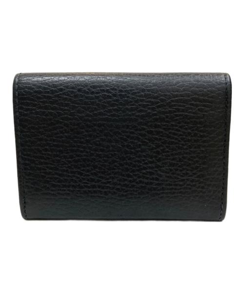 GUCCI（グッチ）GUCCI (グッチ) GGマーモントカードケース ブラックの古着・服飾アイテム