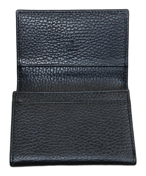 GUCCI（グッチ）GUCCI (グッチ) GGマーモントカードケース ブラックの古着・服飾アイテム