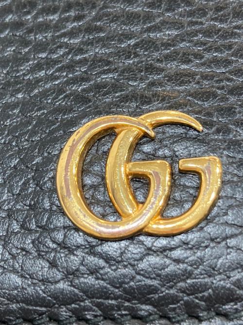 GUCCI（グッチ）GUCCI (グッチ) GGマーモントカードケース ブラックの古着・服飾アイテム