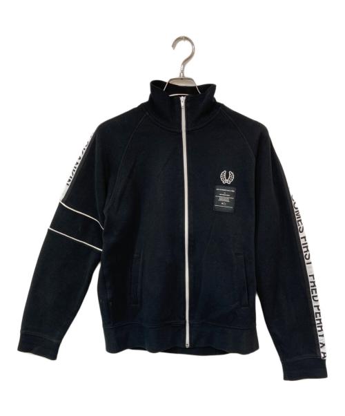 FRED PERRY（フレッドペリー）FRED PERRY (フレッドペリー) ART COMES FIRST (アートカムズファースト) コラボトラックジャケット ブラック サイズ:38の古着・服飾アイテム