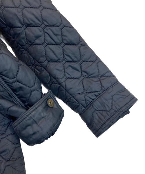 BURBERRY LONDON（バーバリーロンドン）BURBERRY LONDON (バーバリーロンドン) キルティングレザージャケット ブラック サイズ:XSの古着・服飾アイテム
