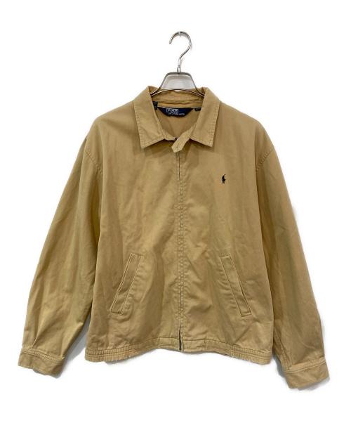 POLO RALPH LAUREN（ポロ・ラルフローレン）POLO RALPH LAUREN (ポロ・ラルフローレン) チンスト付 スイングトップ ベージュ サイズ:SIZE Lの古着・服飾アイテム