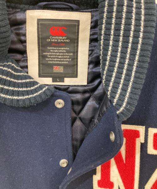 CANTERBURY OF NEWZEALAND（カンターベリーオブニュージーランド）CANTERBURY OF NEWZEALAND (カンターベリーオブニュージーランド) スタジャン ネイビー サイズ:SIZE Lの古着・服飾アイテム