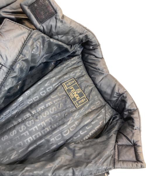 FENDI（フェンディ）FENDI (フェンディ) 中綿ロングコート ブラック サイズ:42の古着・服飾アイテム