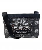 SUPREMEシュプリーム）の古着「Bandana Tarp Side Bag」｜ブラック