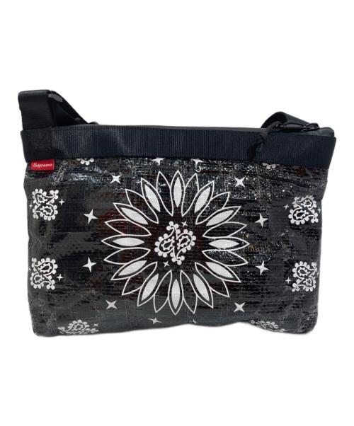 SUPREME（シュプリーム）Supreme (シュプリーム) Bandana Tarp Side Bag ブラックの古着・服飾アイテム