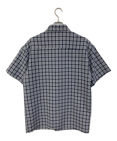 CalTop（キャルトップ）CalTop (キャルトップ) 半袖チェックシャツ ネイビー サイズ:SIZE Mの古着・服飾アイテム