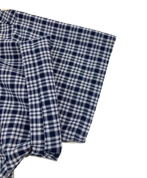 CalTop（キャルトップ）CalTop (キャルトップ) 半袖チェックシャツ ネイビー サイズ:SIZE Mの古着・服飾アイテム