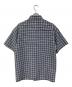 CalTop (キャルトップ) 半袖チェックシャツ ネイビー サイズ:SIZE M：6000円