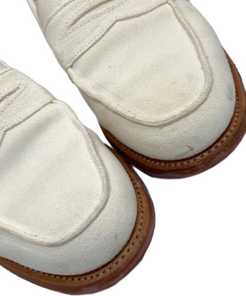 SANDERS（サンダース）SANDERS (サンダース) HANK BUTT SEAM LOAFER アイボリー サイズ:7 1/2の古着・服飾アイテム