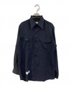 CREIGHTONクレイトン）の古着「長袖シャツ」｜ネイビー