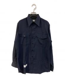 CREIGHTON（クレイトン）の古着「長袖シャツ」｜ネイビー