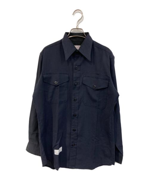 CREIGHTON（クレイトン）CREIGHTON (クレイトン) 長袖シャツ ネイビー サイズ:15　1/2-33の古着・服飾アイテム