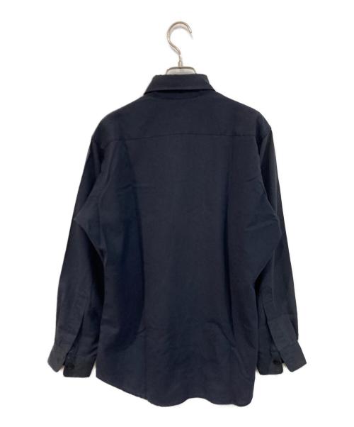 CREIGHTON（クレイトン）CREIGHTON (クレイトン) 長袖シャツ ネイビー サイズ:15　1/2-33の古着・服飾アイテム