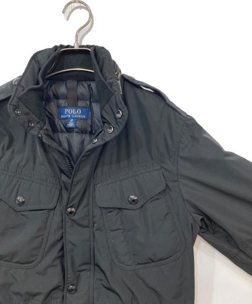 POLO RALPH LAUREN（ポロ・ラルフローレン）POLO RALPH LAUREN (ポロ・ラルフローレン) M-65 ダウンジャケット ブラック サイズ:XSの古着・服飾アイテム