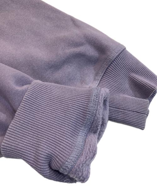 stussy（ステューシー）stussy (ステューシー) STOCK LOGO APPLIQUE HOODIE パープル サイズ:Mの古着・服飾アイテム