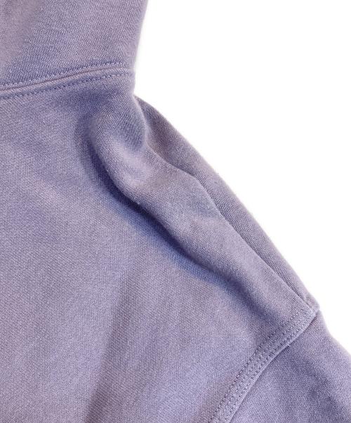 stussy（ステューシー）stussy (ステューシー) STOCK LOGO APPLIQUE HOODIE パープル サイズ:Mの古着・服飾アイテム