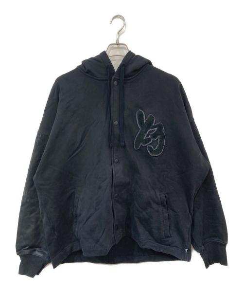 Y-3（ワイスリー）Y-3 (ワイスリー) フロントロゴフーデッドジャケット ブラック サイズ:XLの古着・服飾アイテム